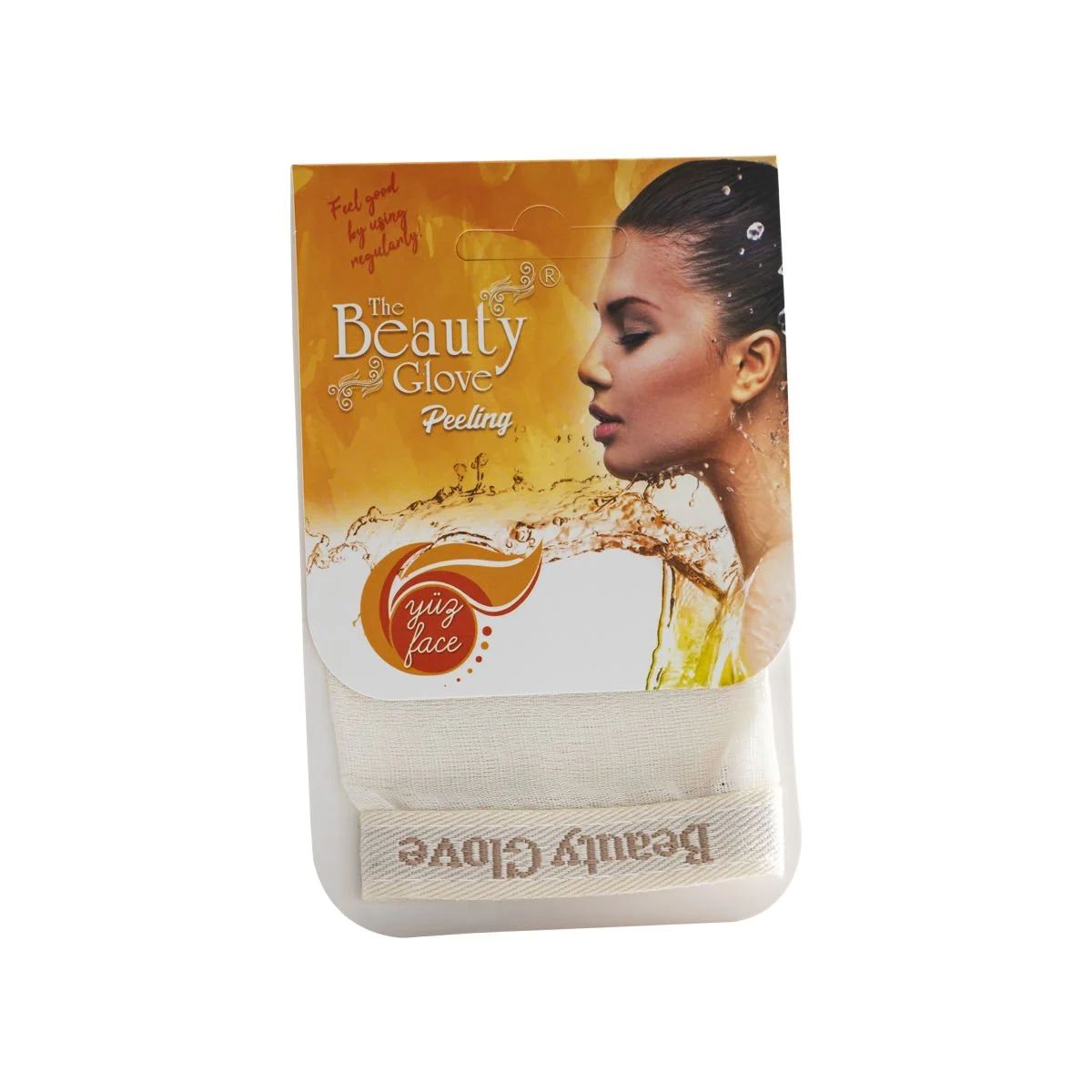 The Beauty Glove ipeksi yüz kesesi, %100 viskoz, ambalajında